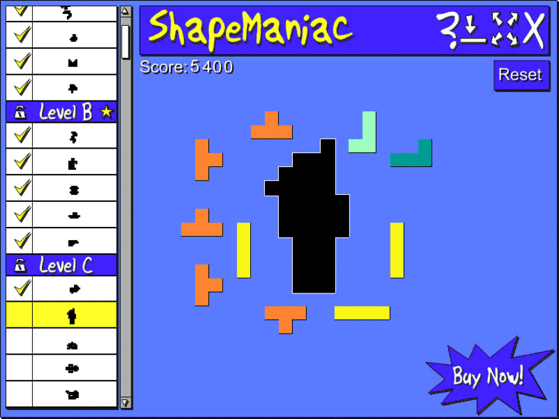 ShapeManiac Screenshot